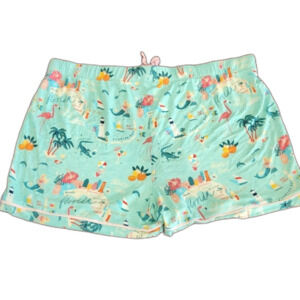 NWOT Spartina449 Pajama Short, Florida, Mint Green, Size XXL